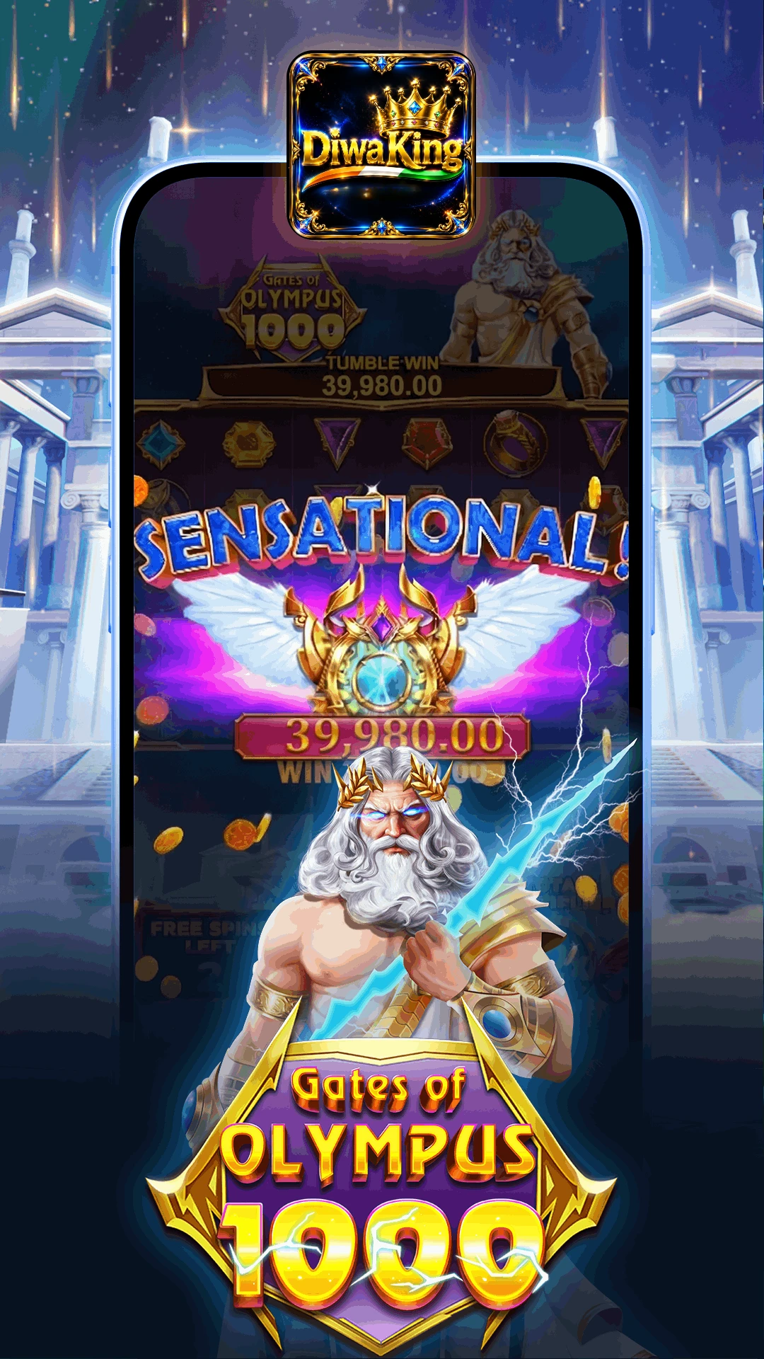 Diwa King slots caution
